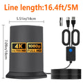 2026 high gain indoor digital TV vertical suction cup antenna hdtv-t ground wave digital TV antenna
