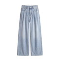 Summer Petite Tencel High Waist Drapey Lightweight Loose Wide Leg Pants + Pants