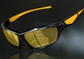 Overseas Style Men Polarized Sunglasses Trendy Iridescent Lens Outdoor Night Vision Driving Riding Sport