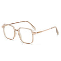 2055 Light-Changing Reading Glasses Unisex Korean Big Frame Plano Frame Older Adults One Turn Grey Blue-Light Glasses
