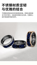 New smart screen display ring heart rate blood oxygen sleep health monitoring sports step counting photo waterproof ring