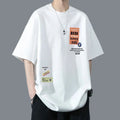 boys t-shirt short-sleeved summer pure cotton three-quarter sleeve 2026 new fashion brand ins trend