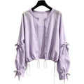 Women's Summer Elegant Luxury Drawstring Cardigan + Shirt 2026 - As Pictured
