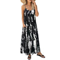 Sexy Tie-Dye Print Camisole Big Swing Dress, Amazon Style