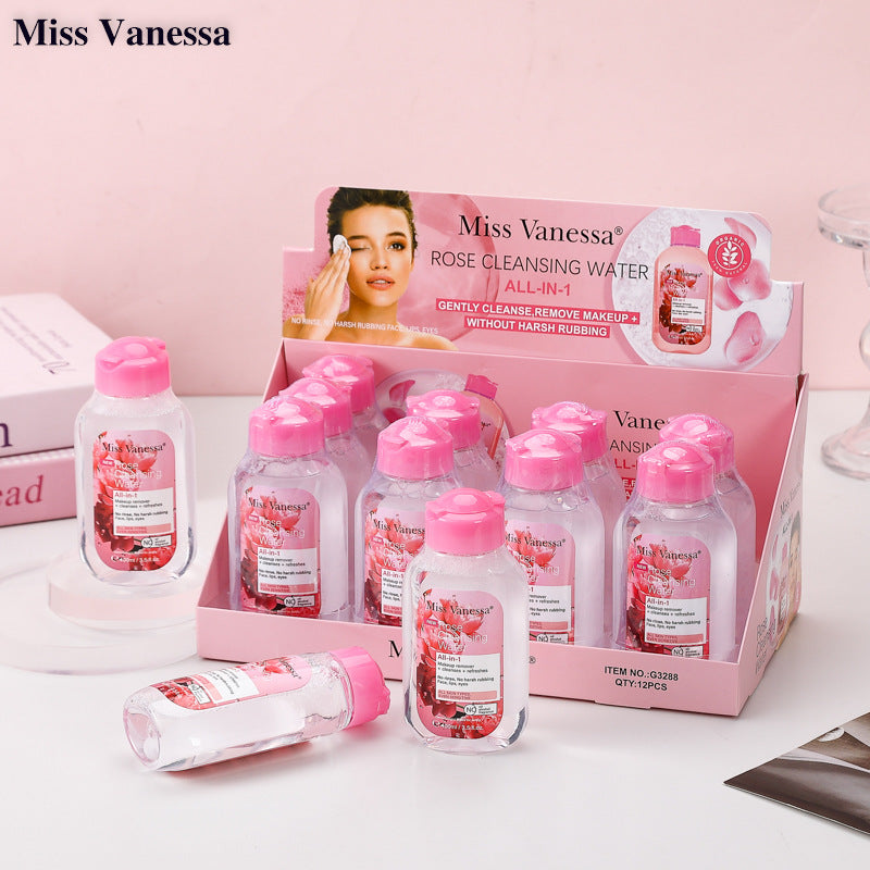 MissVanessa新款外贸跨境卸妆水眼唇脸三合一卸妆液卸妆油面部