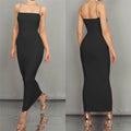 Ins Style Sexy Camisole Fitted Long Dress, 2025