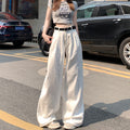Slimming Relaxed High Waist Pleated Drapey Loose Pants