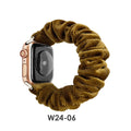For appleiwatch Watch Band Overseas Fall/Winter Large Cord Hair Tie Velvet Apple Band Velvet Fashionable