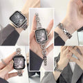 Fits Apple watch Apple Band Pair Heart Metal Rhinestone Apple Watch Band Overseas Pro Supply