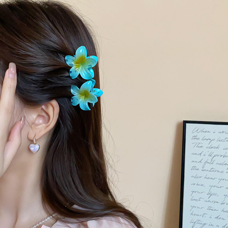Summer Plumeria Flower Hair Clip - view 12