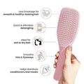 Gem Li Factory Wholesale Cute Candy Fruit Color Cushion Comb Piece Curly Comb Smoothing Comb Hair Brush Oval Round Massage