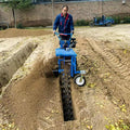 Hand-held single and double chain trenching machine diesel orchard multifunctional agricultural trenching machine cable pipeline trenching machine
