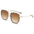 Fashionable Big Frame Metal Men Sunglasses Women Premium 2025 New Driving UV-Proof Sun-Proof