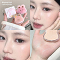 Cappuvini小兔子水光多用膏 韩系膨胀高光腮红少女自然可爱学生党