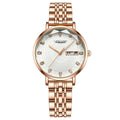 Cypress Reach Eggplant New Waterproof Date Ladies Watch Women Student Steel Band Korean TikTok AliExpress Drop Ship