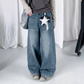 Girls' Crystal Star Wide-Leg Jeans