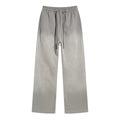 Men's Fall American Retro 450G Spray-Dye Distressed Washed Loose Fit Drawstring Sweatpants