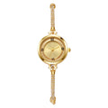Niche Premium Drilled Crystals Lettering Side Bracelet Watch Fine With Compact New Influencer Glitter Sand Quartz Womens Watch Wholesale