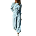 Casual Fashion High Waist Pants + Top Set