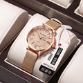 New Womens Watch Fashionable Waterproof Glow Pair Date Self-Winding Mechanical Ladies Watch Student Quartz Drop Ship