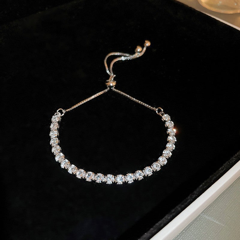 Zircon Leaf Heart Bracelet - view 9