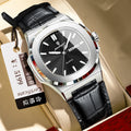 Swiss Brand Square Quartz Mens Watch New Waterproof Glow Watch Live Export Bestseller Drop Ship