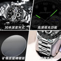 Swiss Brand Mens Watch New Waterproof Glow Multifunction Quartz Watch Live Export Bestseller Drop Ship