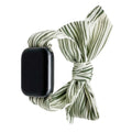 Smart Watch With Women Silk Scarf Lapel Printed Bow 40 / 41 / 44 / 45 / 49MM Band Women
