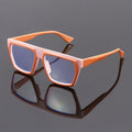 Overseas Big Frame Plano Glasses Anti-Blue Fashionable New Western Trendy Street Snap Influencer Style Frame Glasses Women