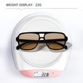 Big Frame Pair Bridge Men Sunglasses 2025 New Import Fashionable Retro Square Sun-Proof Women Street Snap Versatile Sunglasses