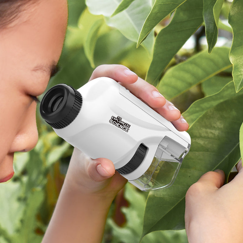 Internet celebrity children's portable microscope toy handheld mini outdoor science experiment equipment for primary and secondary school students