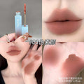 LUCKGO冰蓝雾感唇泥自然雾面哑光丝绒彩妆唇釉学生化妆品口红跨境
