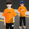 Boys' Cartoon Print Short Sleeve Set