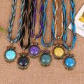 EU/US Import Handmade Accessory Retro Bohemian Ethnic Fashionable Short Multi-Color Cat Head Eagle Creative Necklace