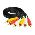 Six-head lotus cable, three-to-three audio cable, AV video cable, DVD audio and video cable, TV set-top box AV cable