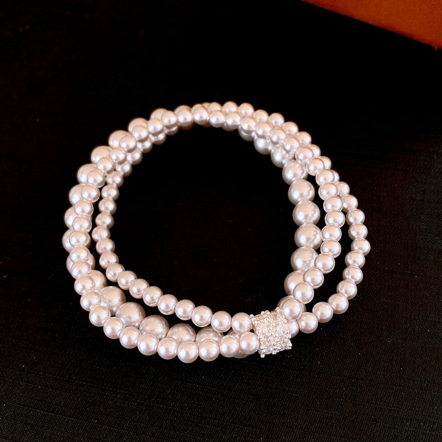 Zircon Pearl Delicate Bracelet - view 4