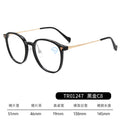 Beesfen RedNote Influencer Tea Brown Glasses Frame Prescription Frame Women Ultra-Light Blue-Light Glasses Cinnabar Sun With Glasses