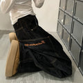 Spring-Summer Workwear Retro Embroidered Loose Pants