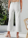 Retro High Waist Loose Wide Leg Straight Leg Pants