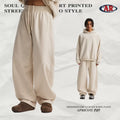ARTIE Unisex Loose Fit Hooded Fleece-Lined Thick Set - Warmth