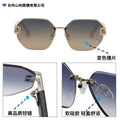 2026 New Women Sunglasses Premium Fashionable Glasses Overseas Rimless Photochromic Trendy sunglasses