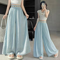 Summer Bohemian Casual Linen Cotton Drapey Lightweight Loose Wide Leg Pants + Pants + Skirt Pants