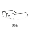 Beesfen Glasses X15115 Browline Formal Prescription Glasses Frame Men Long Wall Leg Ultra-Light Pure Titanium Frame Wholesale
