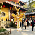 成品宋锦蝴蝶流苏穗子挂件手工编织蝴蝶车挂包包挂饰吊坠时尚百搭