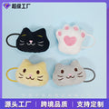 Custom Embroidered Cartoon Design Plush Hair Accessory Kids Tie Head Dispatch Height Ponytail Hair String Girls Tie Dispatch Elastic Band Hanging Decor