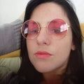 Metal Round Glasses Men Women Sunglasses Premium Sun-Proof Sunglasses UV-Protection Glasses Wholesale sunglasses