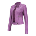 Women's Fall Stand Collar Lightweight Cropped Jacket 2026 | Trendy Jacket - Black