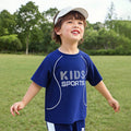 children's short-sleeved football suit, boy's sportswear, girl's quick-drying breathable shorts, med