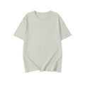 2026 right shoulder white t-shirt for women summer pure cotton women's top short-sleeved spring and