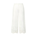 Slimming Lace Embroidered High Waist Lace Trim Hollow-Out Drapey Pants